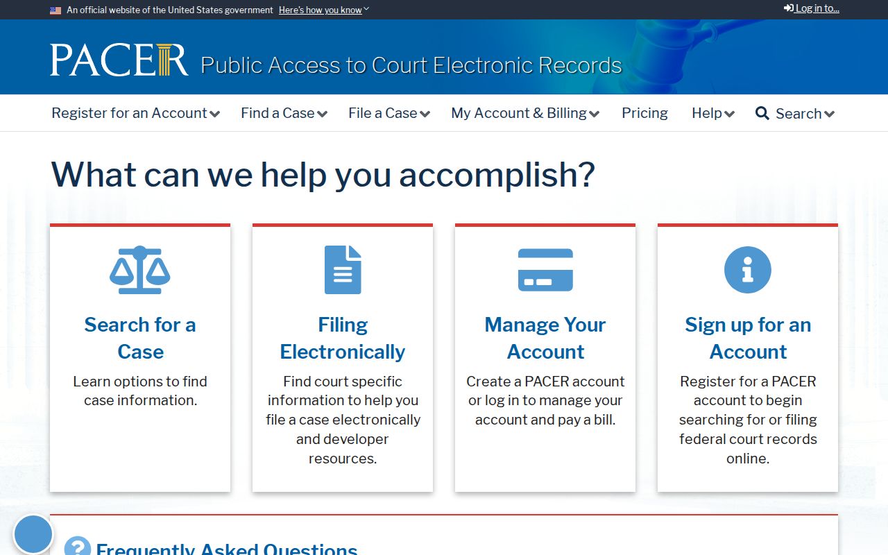 Ballard County federal criminal court record search
